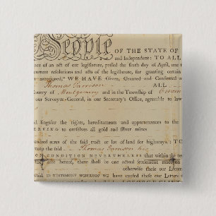 Deed, New York Button