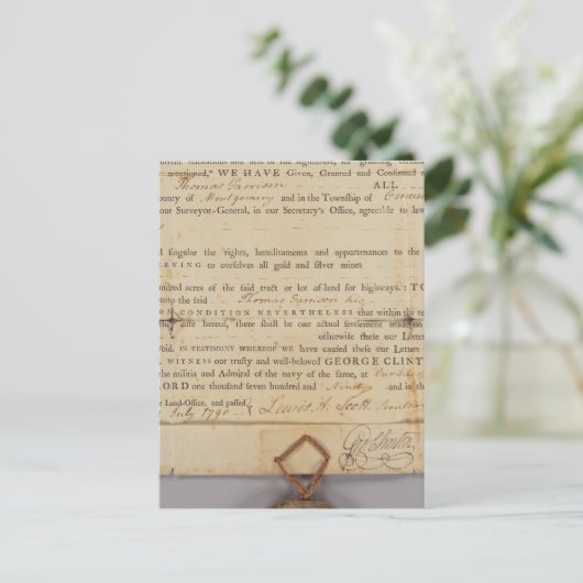 Deed, New York Postkarte (Stehend Vorderseite)