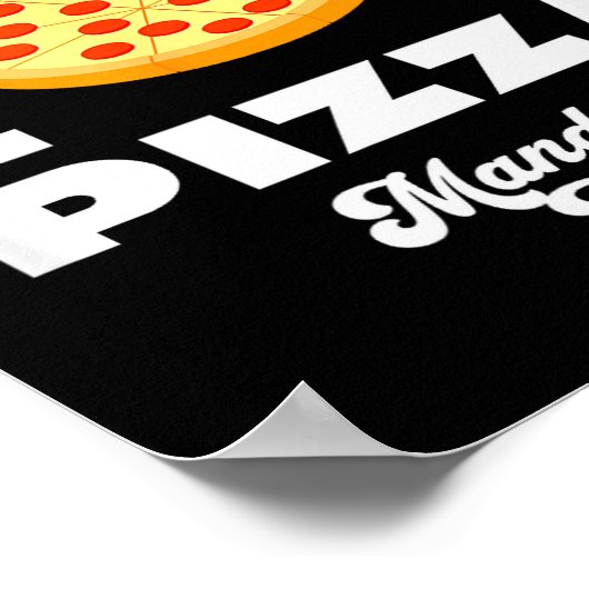 Deeds Zza - Man Falls  Poster (Ecke)