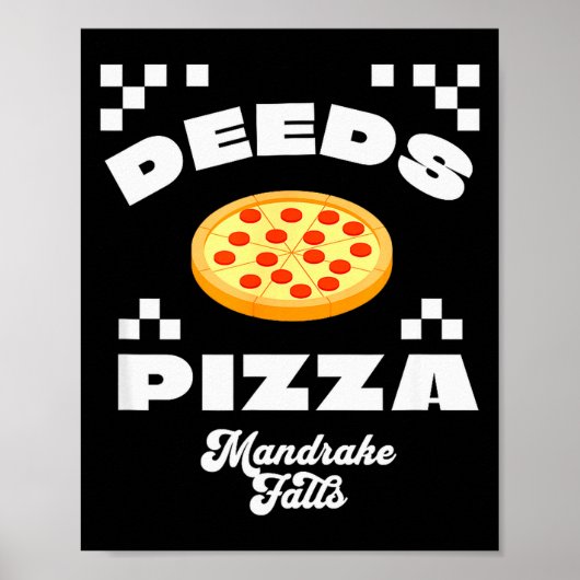 Deeds Zza - Man Falls  Poster (Vorne)