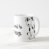 Deefa Hund, mein bester Freund ist ... Tasse (VorderseiteRechts)