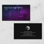 Deejay Disk Jockey DJ Visitenkarte (Vorne/Hinten)