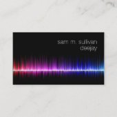 Deejay Disk Jockey Music Visitenkarte (Vorderseite)