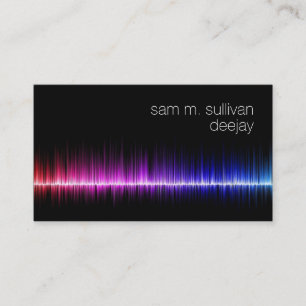 Deejay Disk Jockey Music Visitenkarte