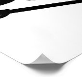 Deejay DJ Turntable Poster | Hausmusikgeschenke (Ecke)