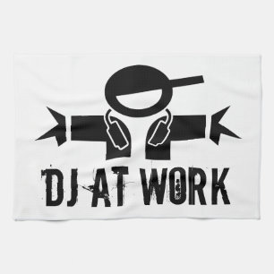 Deejay-Handtuch   DJ-Zubehör mit individuellem Slo Küchentuch