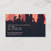 Deejay Visitenkarte (Rückseite)