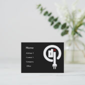 Deejay Visitenkarten Visitenkarte (Stehend Vorderseite)