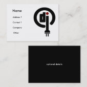 Deejay Visitenkarten Visitenkarte (Vorne/Hinten)