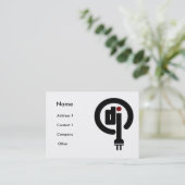 Deejay Visitenkarten Visitenkarte (Stehend Vorderseite)