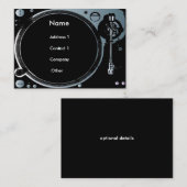 Deejay Visitenkarten Visitenkarte (Vorne/Hinten)