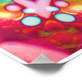 Deelish Kinetic Collage Kaleidoscope Poster (Ecke)