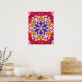 Deelish Kinetic Collage Kaleidoscope Poster (Küche)