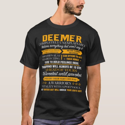 DEEMER völlig unerklärlich T-Shirt (Vorderseite)