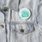 "DEEN ÜBER DUNYA" Türkis Button (Beispiel)