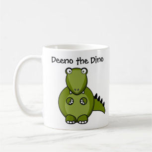 Deeno der Dino individuell gestalteter Cartoon-Kin Kaffeetasse