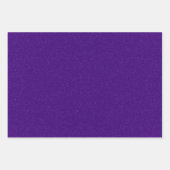 Deep Amethyst Glitzer Geschenkblätter - Anpassen Geschenkpapier Set (Vorderseite)