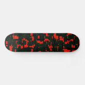 Deep Army Green Black Abstrakt Skateboard (Horizontal)