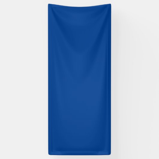 Deep Blue #004095, cool Blue Vinyl Banner (Vertikal)