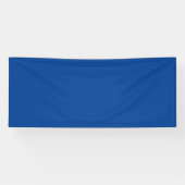 Deep Blue #004095, cool Blue Vinyl Banner (Horizontal)