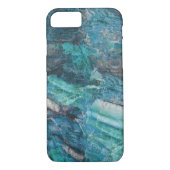 Deep Blue Abstrakt Marble Muster Case-Mate iPhone Hülle (Rückseite)