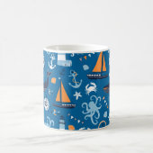 Deep Blue All Things Nautic Kaffeetasse (Mittel)