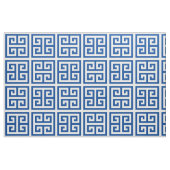 Deep Blue Alternatives griechisches Schlüsselquadr Stoff (Yard (91,4 cm))