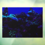 Deep Blue Aquarium scene window cling Fensteraufkleber (Blatt 3)