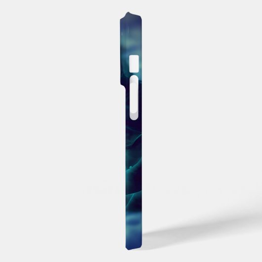 Deep Blue Blume Case-Mate iPhone Hülle (Rückseite / Links)