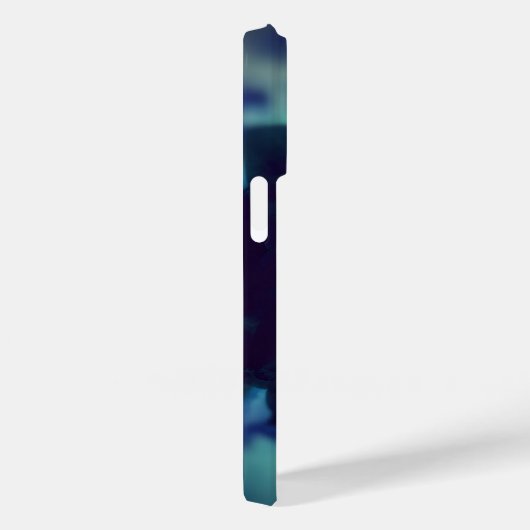 Deep Blue Blume Case-Mate iPhone Hülle (Rückseite / Rechts)