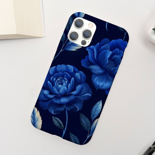 Deep Blue Blume Sea Personalisiert Phone Case