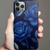 Deep Blue Blume Sea Personalisiert Phone Case