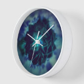 Deep Blue Blume Uhr (Winkel)