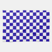 Deep blue checkered  geschirrtuch (Horizontal)