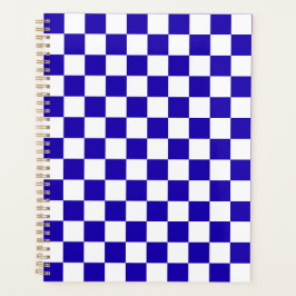 Deep blue checkered  planer