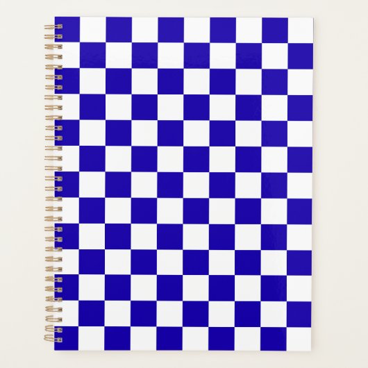 Deep blue checkered  planer (Vorderseite)