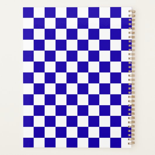 Deep blue checkered  planer (Rückseite)