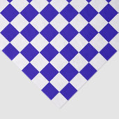 Deep blue checkered  seidenpapier (Ausschnitt)