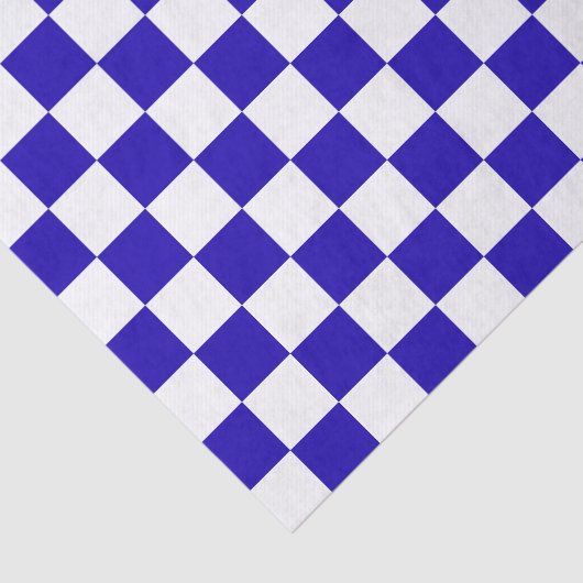 Deep blue checkered  seidenpapier (Ausschnitt)