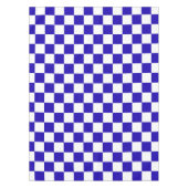 Deep blue checkered  tischdecke (Vorderseite)