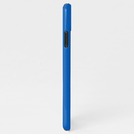 Deep Blue Custom Logo Name iPhone-Hülle iPhone Hülle (Rechte Seite)