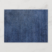 Deep Blue Denim Print