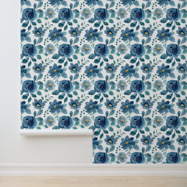 Deep Blue Elegance Tapete