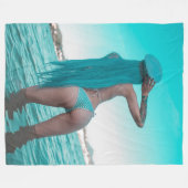 Deep Blue Fleecedecke (Vorderseite (Horizontal))