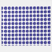 Deep Blue Fleecedecke (Vorderseite (Horizontal))