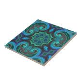 Deep Blue Fliese (Seite)