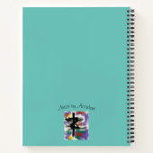 Deep Blue Flip Design Notizblock (Rückseite)