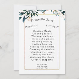 Deep Blue Floral Elegante Hochzeit im Herbst Einladung