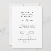 Deep Blue Floral Elegante Hochzeit im Herbst Einladung (Rückseite)