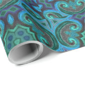 Deep Blue Geschenkpapier (Rolleneckpunkt)